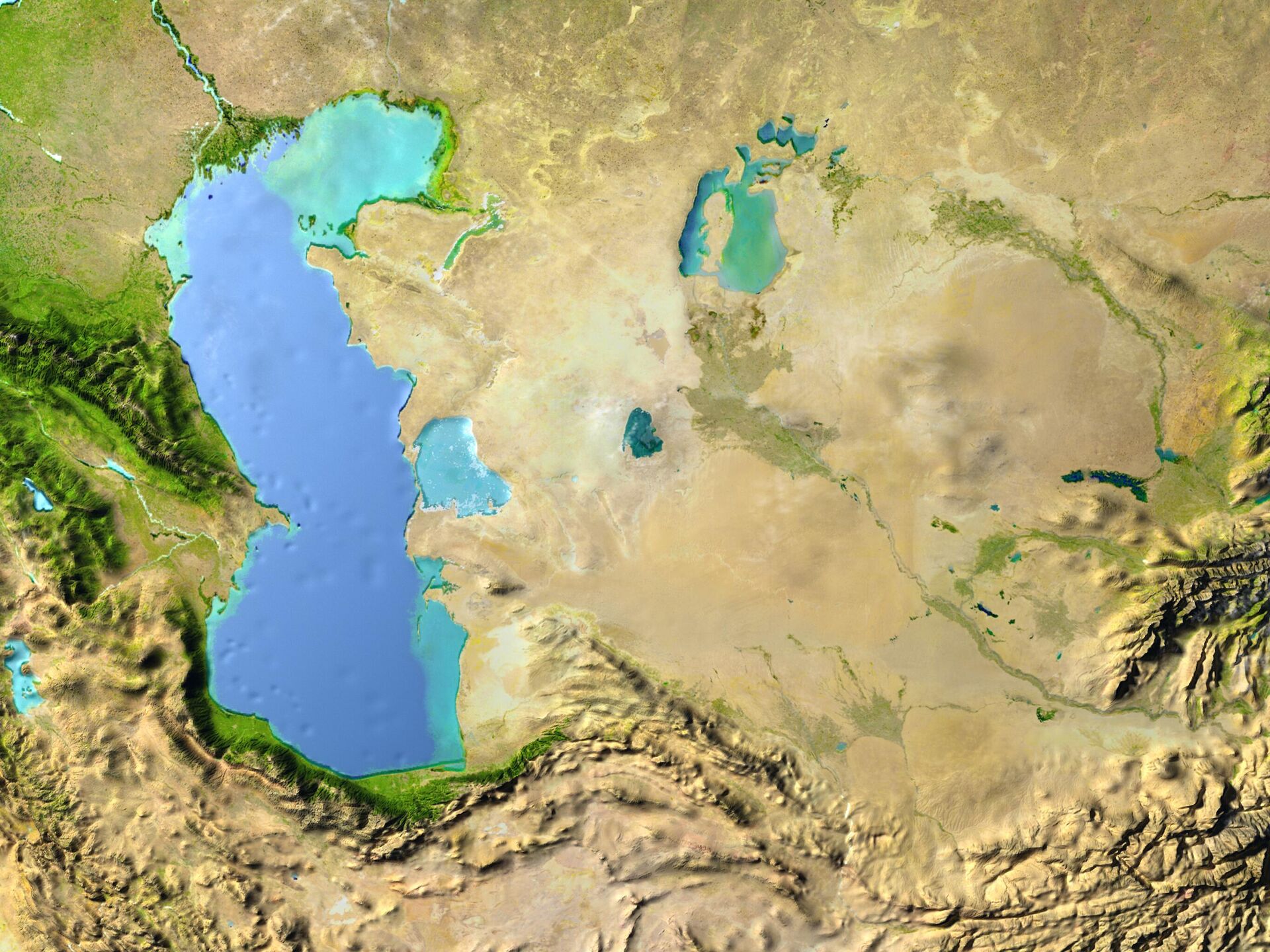 Каспийское море на карте, фото из архива - Sputnik Азербайджан, 1920, 08.03.2024