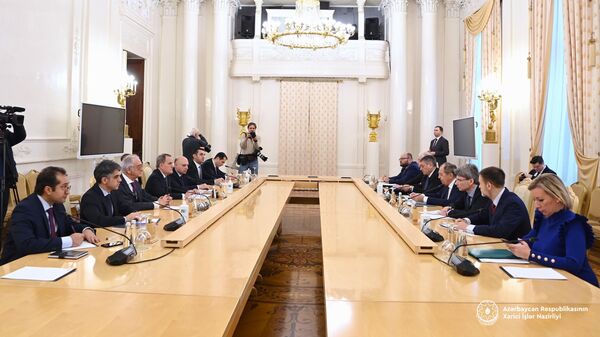 Байрамов проводит встречу с Лавровым в Москве - Sputnik Азербайджан