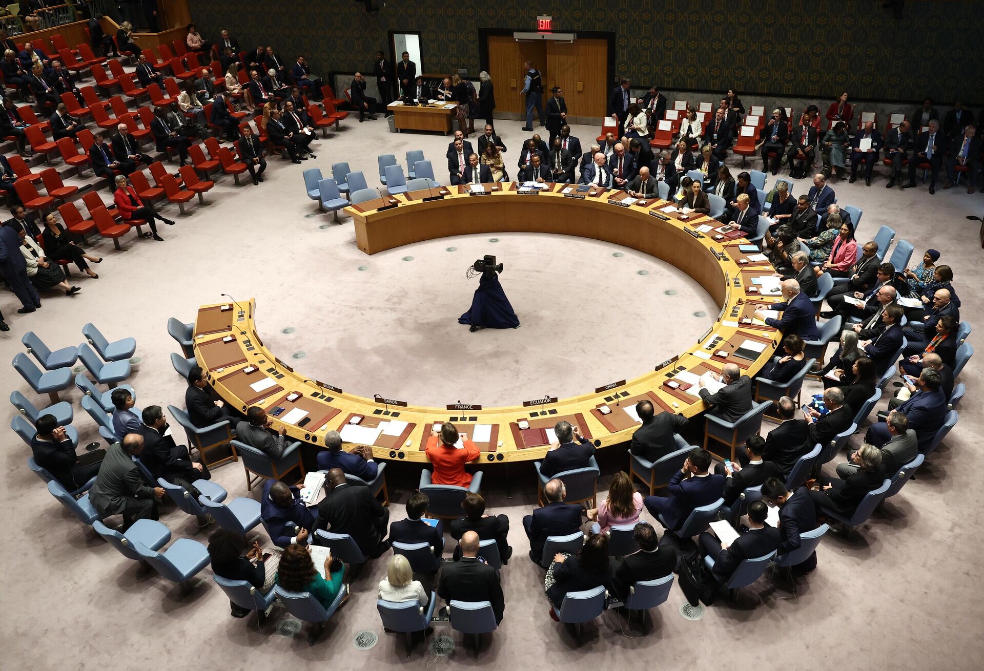 Заседание Совета Безопасности ООН в штаб-квартире ООН в Нью-Йорке - Sputnik Азербайджан, 1920, 21.01.2024