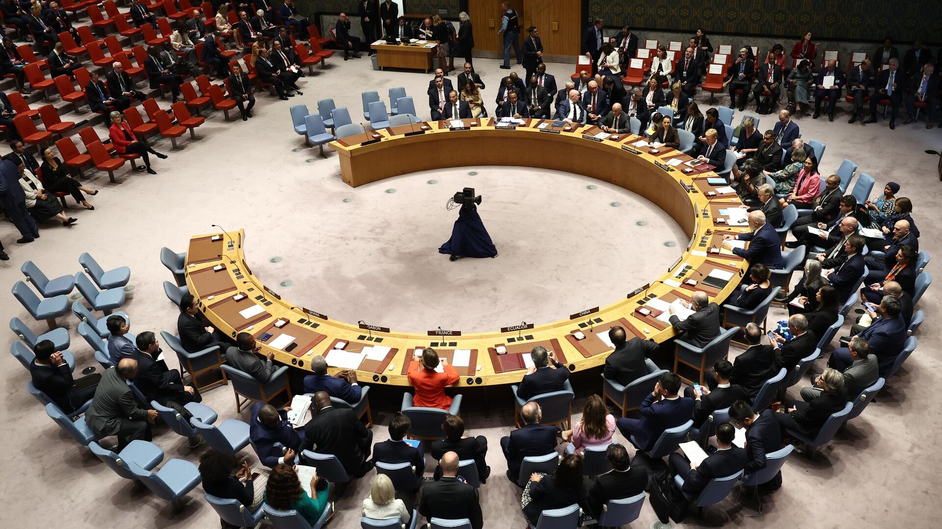 Заседание Совета Безопасности ООН в штаб-квартире ООН в Нью-Йорке - Sputnik Azərbaycan, 1920, 11.02.2024