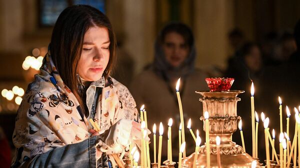 Православные Азербайджана празднуют Рождество Христово - Sputnik Азербайджан