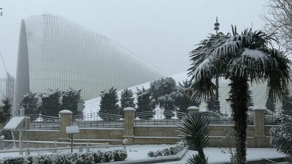 Снег в Баку - Sputnik Azərbaycan