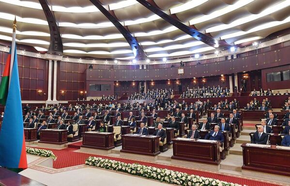 Состоялась церемония инаугурации Президента Азербайджанской Республики Ильхама Алиева. - Sputnik Азербайджан