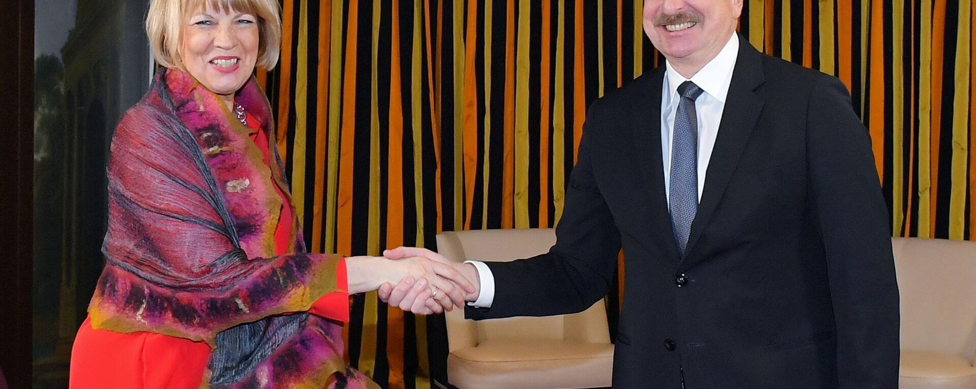 В Мюнхене встретились Президент Ильхам Алиев и генеральный секретарь ОБСЕ Хельга-Мария Шмид - Sputnik Азербайджан, 1920, 18.02.2024