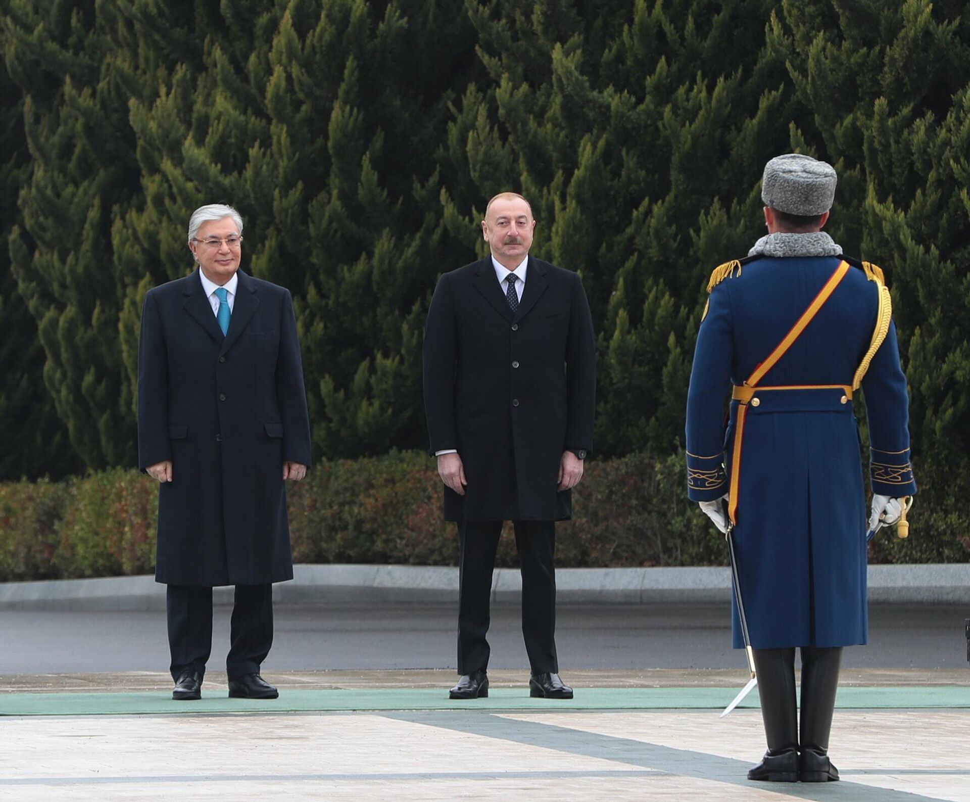 Состоялась церемония официальной встречи Президента Казахстана Касым-Жомарта Токаева - Sputnik Азербайджан, 1920, 11.03.2024