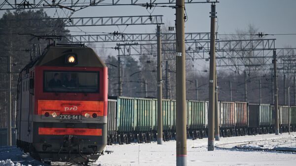 Поезд РЖД - Sputnik Азербайджан
