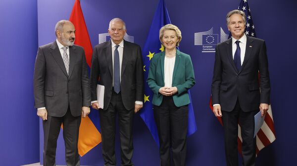 Bстреча Армения-ЕС-США - Sputnik Азербайджан