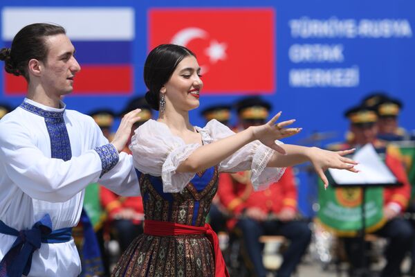 Церемония закрытия Совместного турецко-российского мониторингового центра. - Sputnik Азербайджан