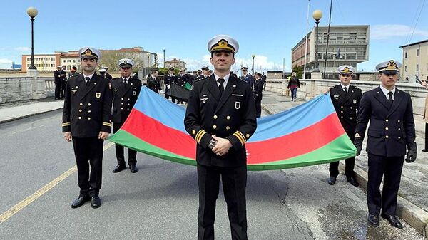 Военнослужащие Азербайджанской Армии участвуют в международных морских соревнованиях в Италии - Sputnik Азербайджан
