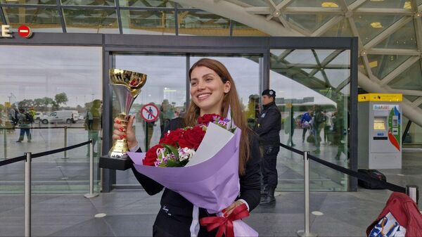Чемпион Европы по шахматам Ульвия Фаталиева - Sputnik Азербайджан