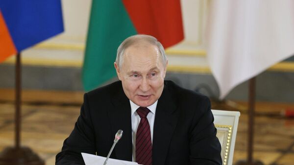 Путин проводит юбилейное заседание Высшего Евразийского экономического совета - Sputnik Азербайджан