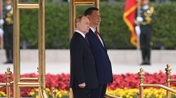 Президент Владимир Путин прибыл в Китай с официальным визитом - Sputnik Азербайджан