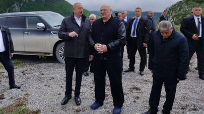 Алиев и Лукашенко. Ущелье Джыдыр-Дюзю