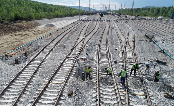 Строительство и реконструкция моста через реку Кованта в Амурской области - Sputnik Азербайджан