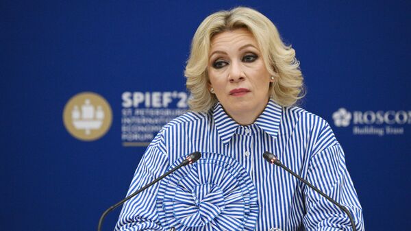 Официальный представитель МИД РФ Мария Захарова - Sputnik Азербайджан