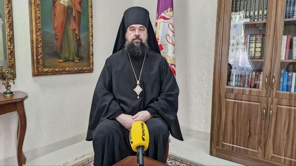 Глава Бакинской и Азербайджанской епархии епископ Алексий (Смирнов) - Sputnik Азербайджан