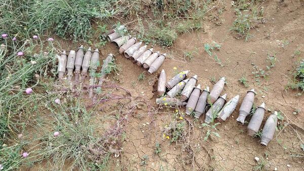 Минобороны Азербайджана: в Карабахе обнаружено большое количество боеприпасов
