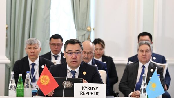 Qırğız Respublikasının Prezidenti Sadır Japarov  - Sputnik Azərbaycan
