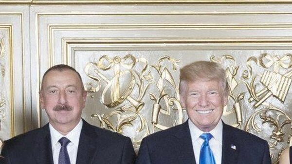 Ильхам Алиев и Дональд Трамп - Sputnik Азербайджан