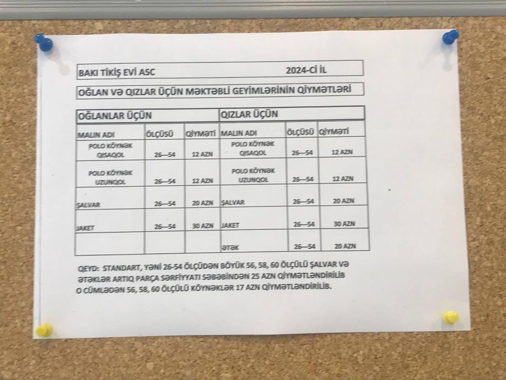 Məktəbli forması satışı  - Sputnik Azərbaycan, 1920, 04.09.2024