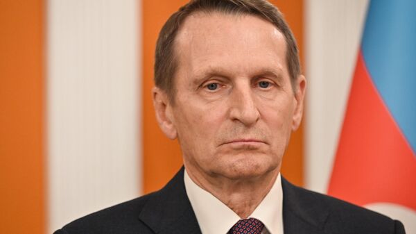 Директор Службы внешней разведки (СВР) России Сергей Нарышкин в Баку - Sputnik Азербайджан