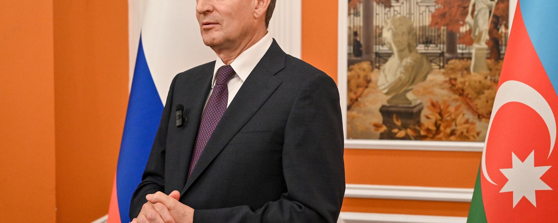 Директор Службы внешней разведки (СВР) России Сергей Нарышкин в Баку - Sputnik Азербайджан, 1920, 18.04.2025