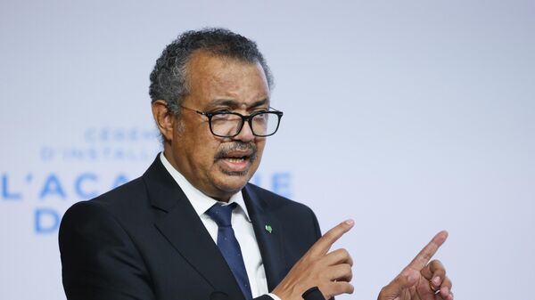 mumdünya Səhiyyə Təşkilatının (ÜST) rəhbəri Tedros Adhanom Qebreyesus - Sputnik Azərbaycan