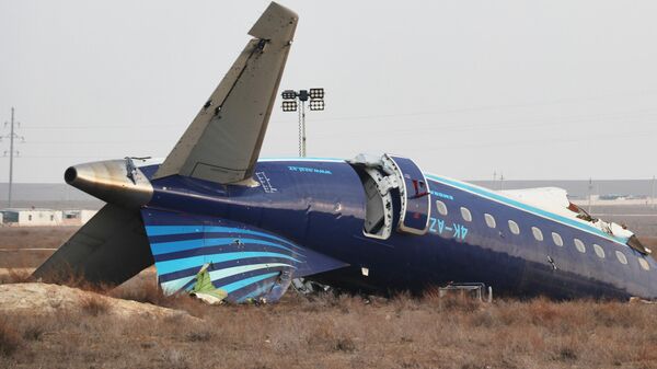 Embraer 190 təyyarəsinin Aktau şəhərinin yaxınlığında qəzaya uğraması - Sputnik Azərbaycan