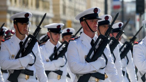 French navy soldiers - Sputnik Azərbaycan