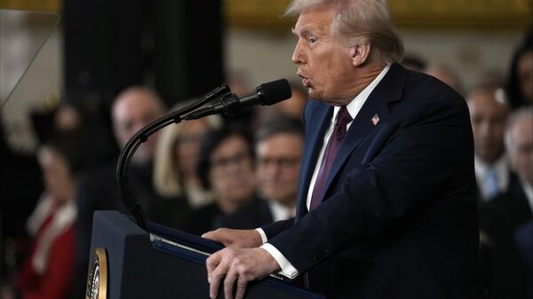 Президент США Дональд Трамп - Sputnik Азербайджан