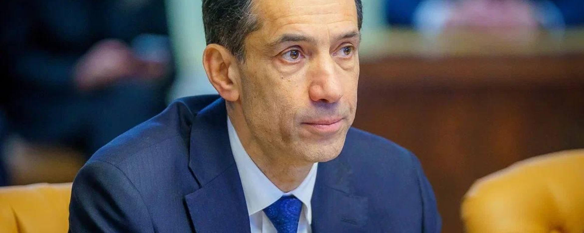 На рабочей встрече с Чрезвычайным и Полномочным Послом Азербайджанской Республики в Российской Федерации Рахманом Сахиб оглу Мустафаевым - Sputnik Азербайджан, 1920, 10.09.2026