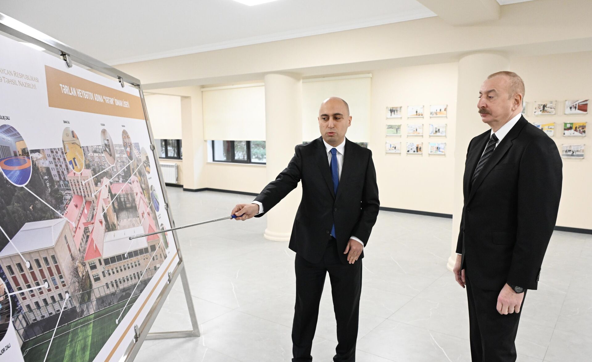 Prezident İlham Əliyev “Vətən” İdman Liseyində aparılmış yenidənqurma işlərindən sonra yaradılan şəraitlə tanış olub - Sputnik Азербайджан, 1920, 04.02.2025