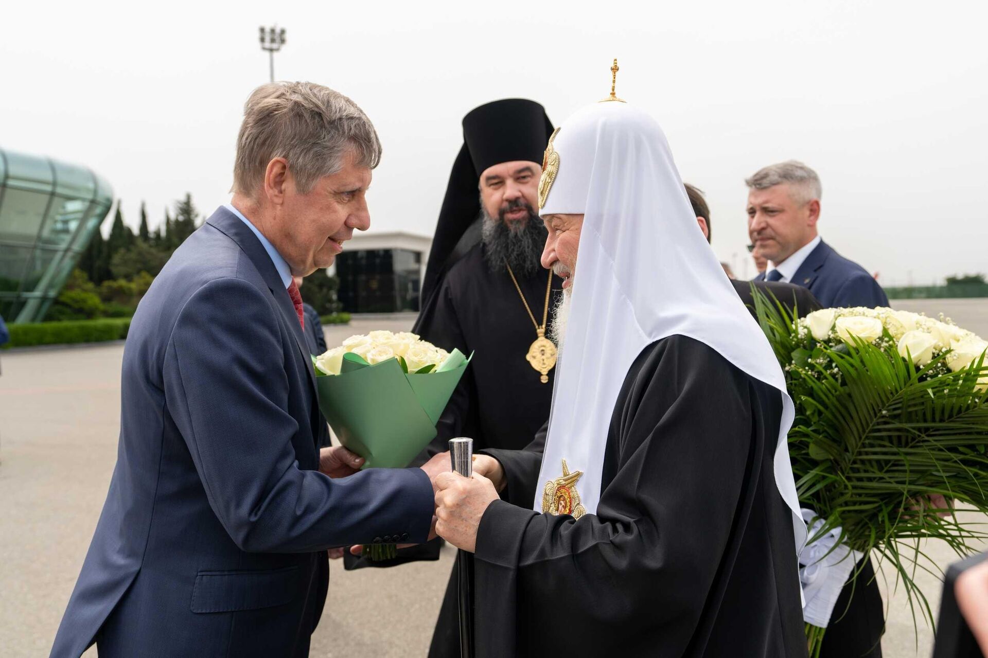 Патриарх Московский и всея Руси Кирилл прибыл с визитом в Бак Патриарх Московский и всея Руси Кирилл прибыл с визитом в Бак - Sputnik Азербайджан, 1920, 03.05.2025