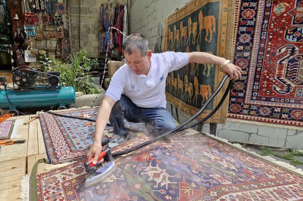 Международный фестиваль ковра в Баку Международный фестиваль ковра в Баку - Sputnik Азербайджан