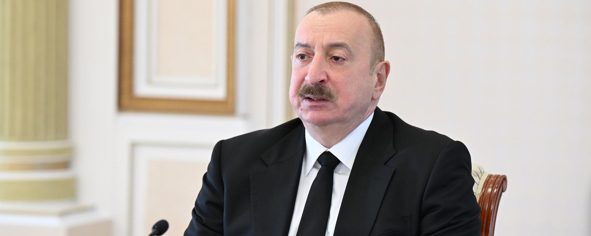 Президент Ильхам Алиев принял делегацию участников второй встречи министров внутренних дел ОТГ - Sputnik Азербайджан, 1920, 24.06.2026