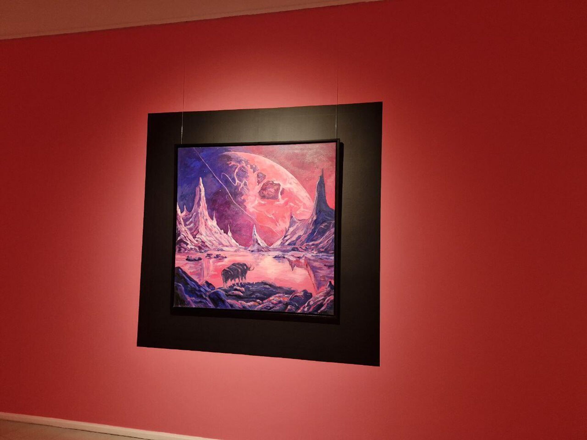 Персональная выставка Вюсали Агаразиевой под названием Pink Planet в Музее современного искусства Персональная выставка Вюсали Агаразиевой под названием Pink Planet в Музее современного искусства - Sputnik Азербайджан, 1920, 25.05.2025
