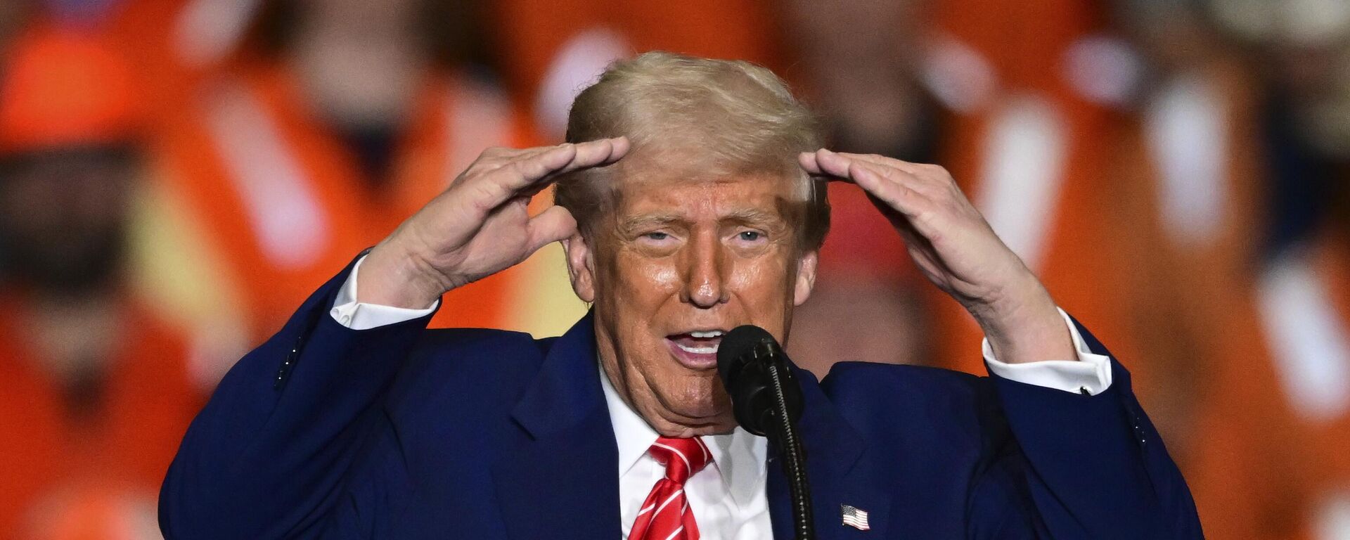 Дональд Трамп, фото из архива - Sputnik Азербайджан, 1920, 08.06.2025