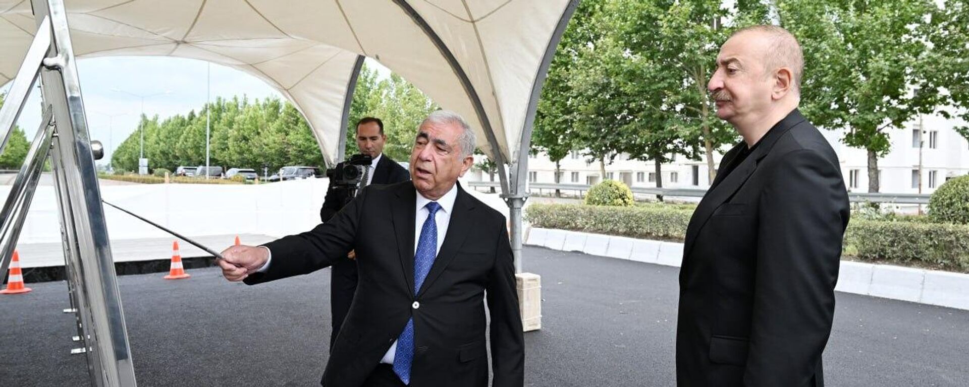 Ильхам Алиев в Евлахе - Sputnik Азербайджан, 1920, 23.06.2025