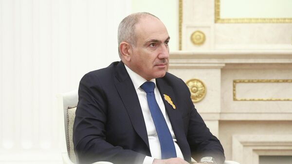 Переговоры президента Владимира Путина и премьер-министра Армении Никола Пашиняна  - Sputnik Азербайджан
