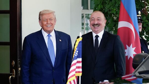 Встреча президентов США, Армении и Азербайджана - Sputnik Азербайджан
