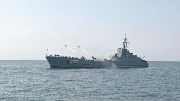 ВМС Азербайджана проводят тактические учения в Каспийском море - Sputnik Азербайджан
