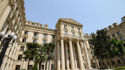 Здание МИД Азербайджана в Баку