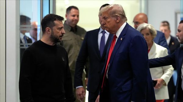 Трамп и Зеленский в 2024 году - Sputnik Азербайджан