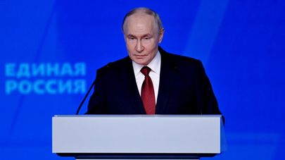 Президент РФ Владимир Путин выступает на XXIII съезде партии "Единая Россия" в Москве