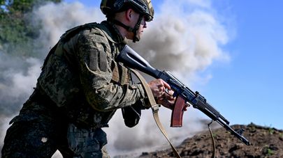 Боевая подготовка штурмовиков группировки войск "Центр"