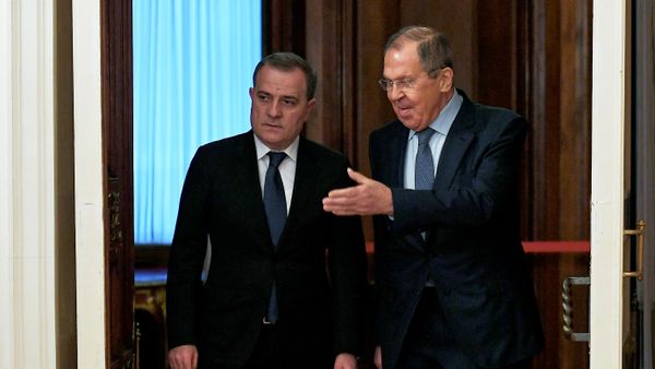 Встреча глав МИД РФ и Азербайджана С. Лаврова и Д. Байрамова - Sputnik Азербайджан