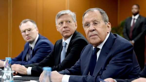 Встреча главы МИД РФ Сергея Лаврова и госсекретаря США Марко Рубио. - Sputnik Азербайджан
