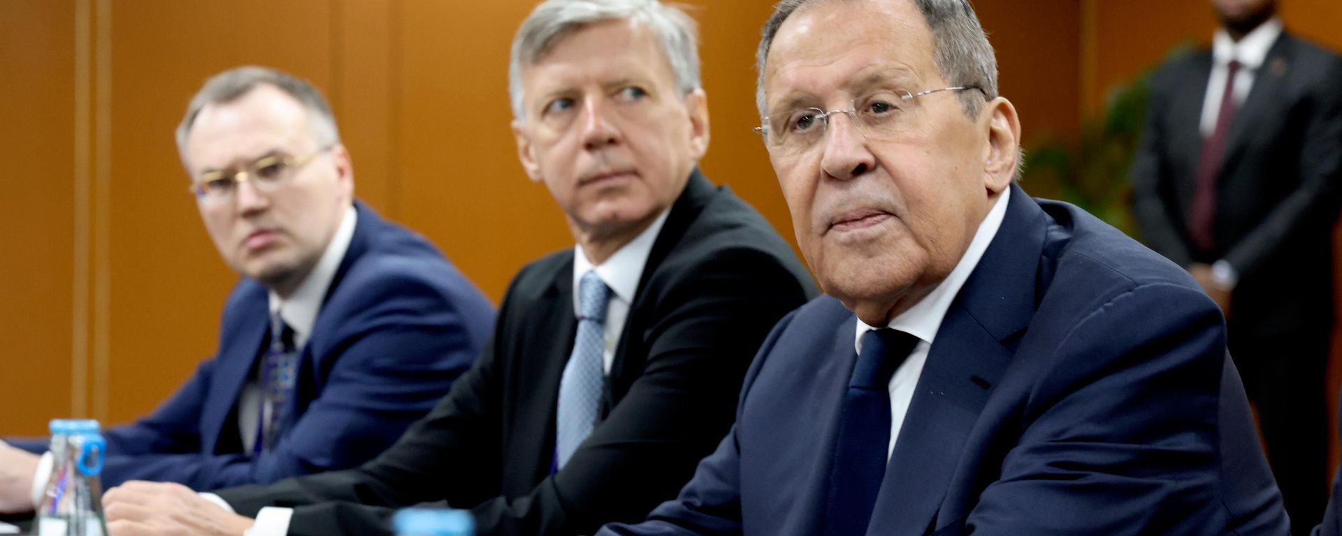 Встреча главы МИД РФ Сергея Лаврова и госсекретаря США Марко Рубио. - Sputnik Азербайджан, 1920, 24.07.2026