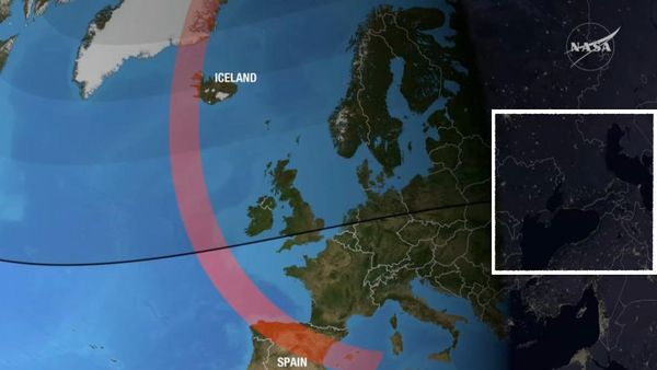 NASA признало Крым российским на карте во время трансляции - Sputnik Азербайджан