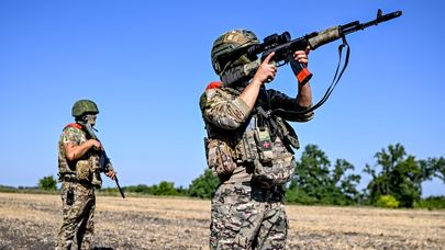 Боевая работа расчета БПЛА 